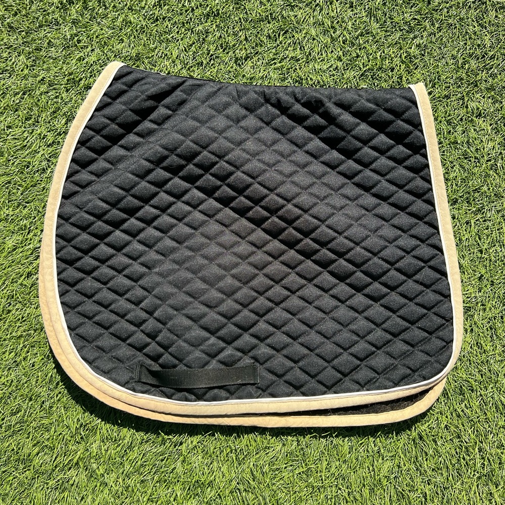 Tuffrider Gold and Black AP Saddle Pad